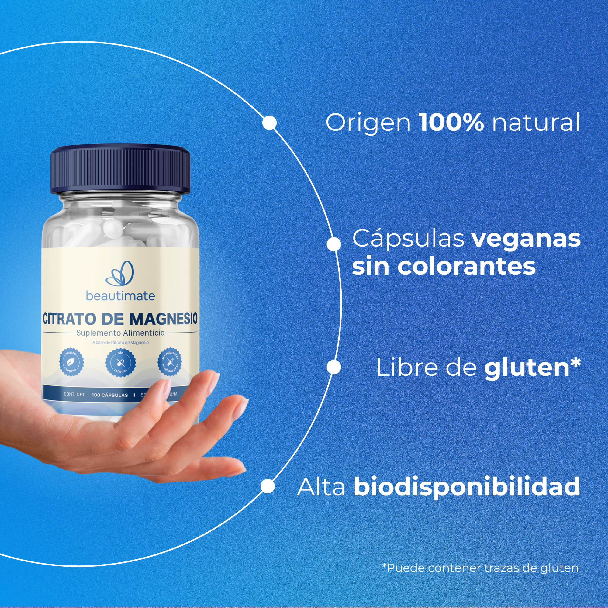 Citrato de magnesio beautimate - Aurea Derma Store 