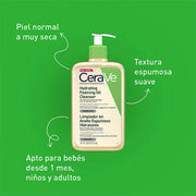 Cerave  Limpiador Hidratante Espumoso En Aceite De Ducha 236Ml