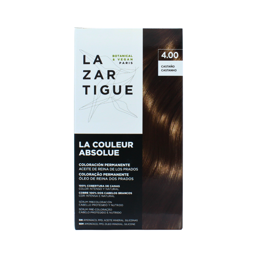 Lazartigue Coloración Permanente 4.0 Castaño - Aurea Derma Store 
