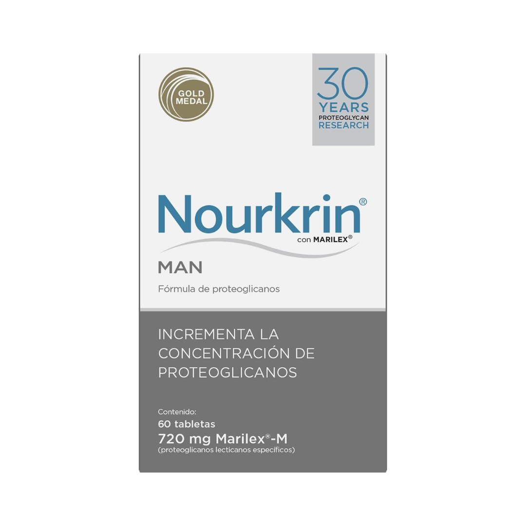 Nourkrin Man 60 Tabletas: Suplemento Científico para el Crecimiento Capilar Masculino - Aurea Derma Store 