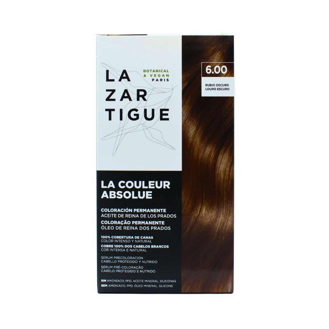 Lazartigue Coloración Permanente 6.0 Rubio Oscuro - Aurea Derma Store 