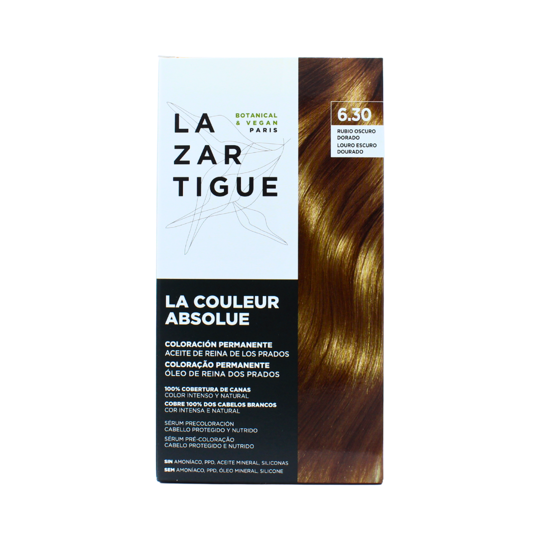 Lazartigue Coloración Permanente 6.30 Rubio Dorado - Aurea Derma Store 