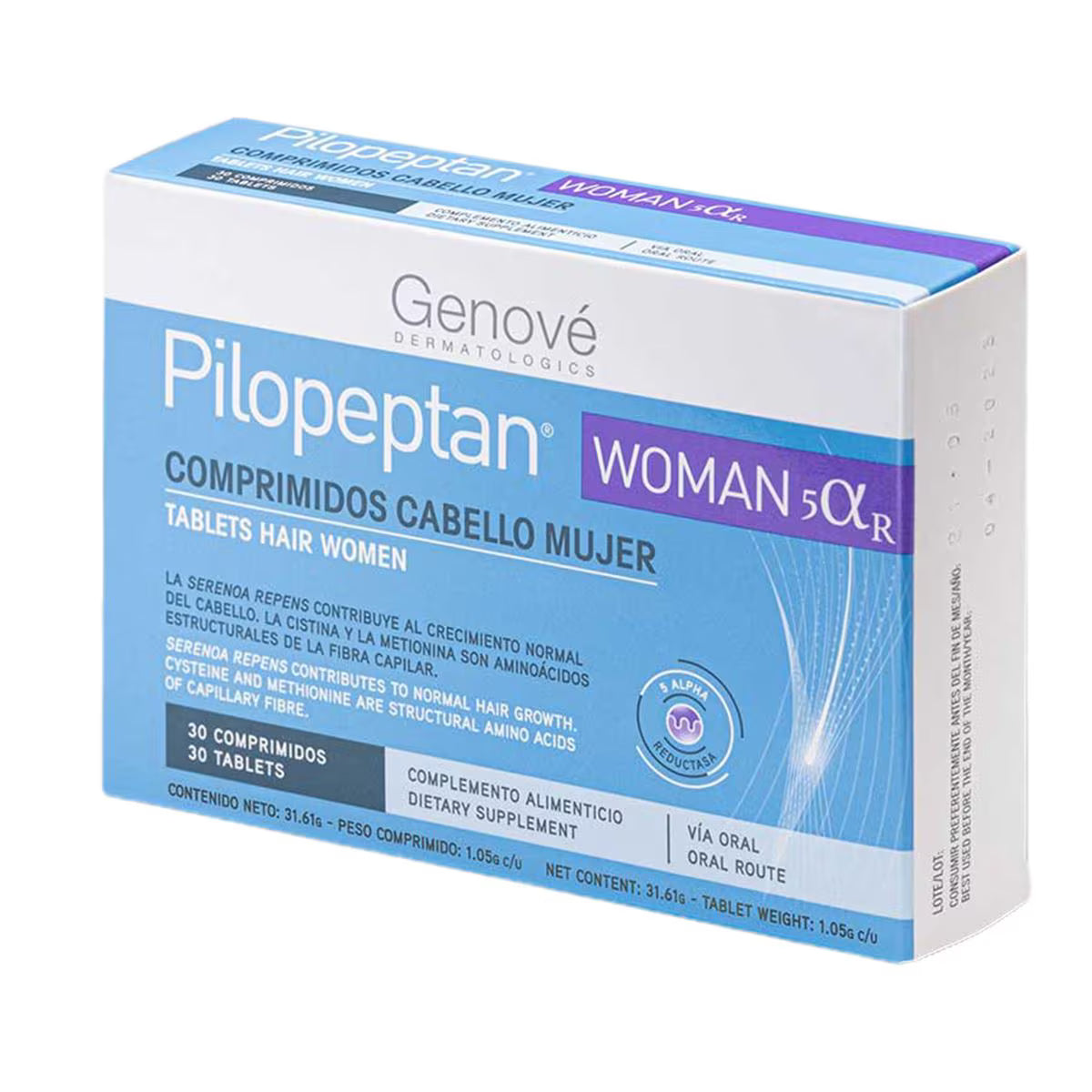 Genové Pilopeptan Woman 3-Alfa-R Suplemento Alimenticio 30 Tabletas