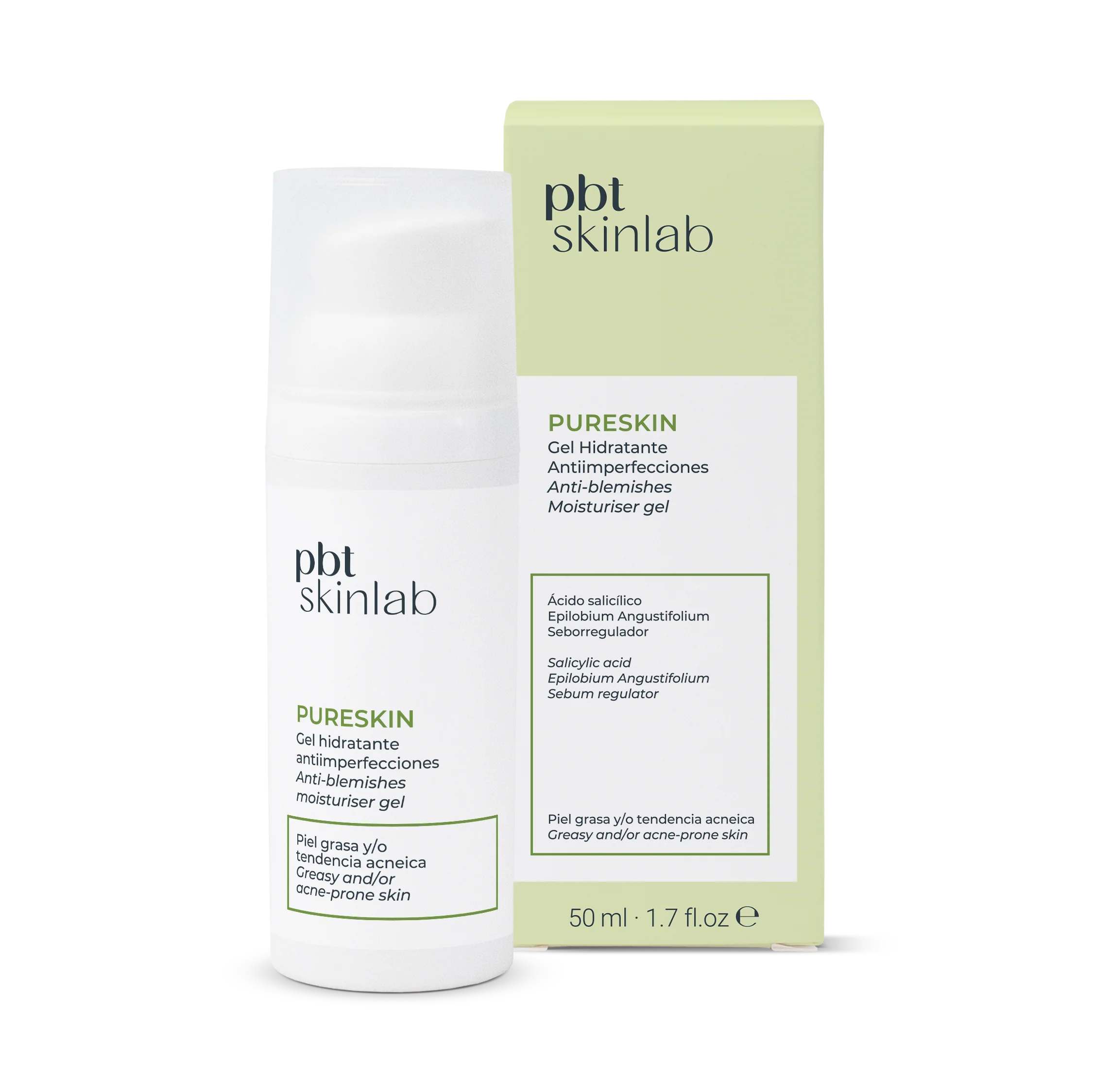 Pbt Skinlab Pureskin Crema Hidratante 50ml - Aurea Derma Store  - [GTIN]
