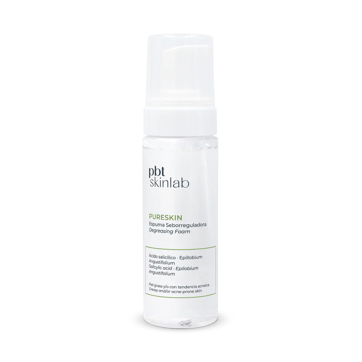 Pbt Skinlab Pureskin Degreasing Foam 200ml - Aurea Derma Store  - [GTIN]
