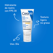 Cerave  Loción Hidratante De Rostro Fps30 52Ml