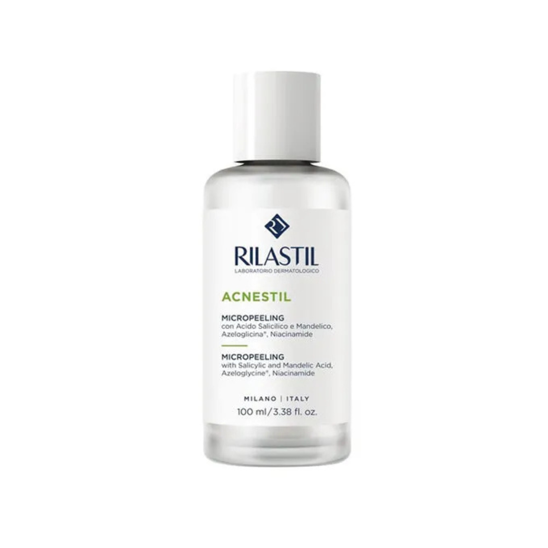 Rilastil Acnestil Micropeeling - Loción Exfoliante Antiacné 100ml - Aurea Derma Store 