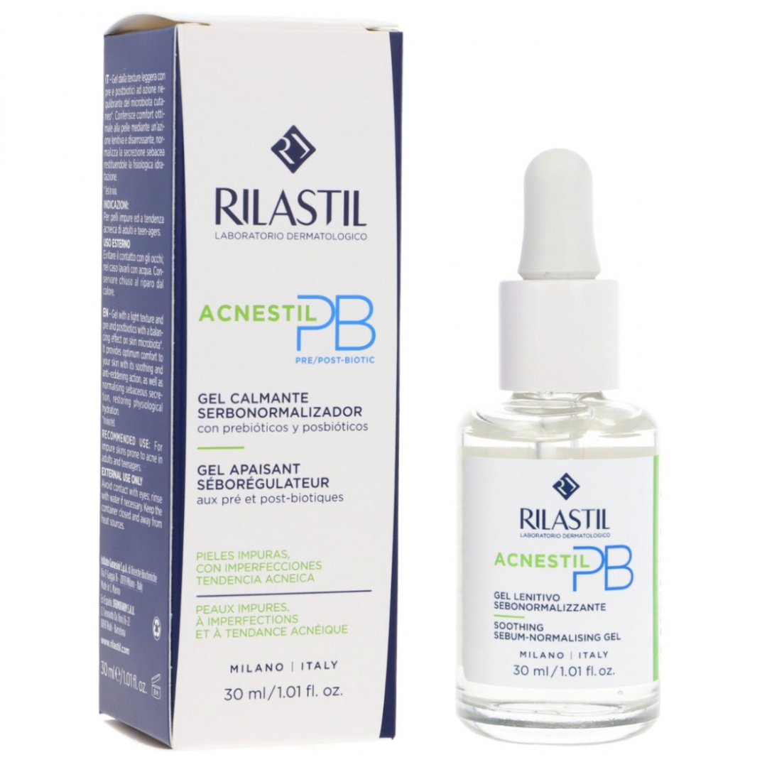 Rilastil Acnestil PB Gel-Sérum 30ml - Calmante Y Seborregulador - Aurea Derma Store 