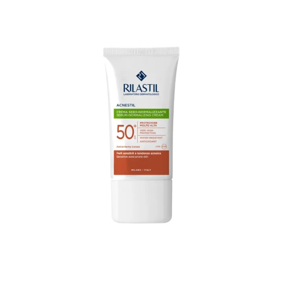 Rilastil Sun System Acnestil SPF 50+ Protector Solar 40 ml - Aurea Derma Store 
