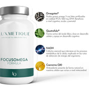 Luxmetique Focus Omega Formula 60 Cápsulas