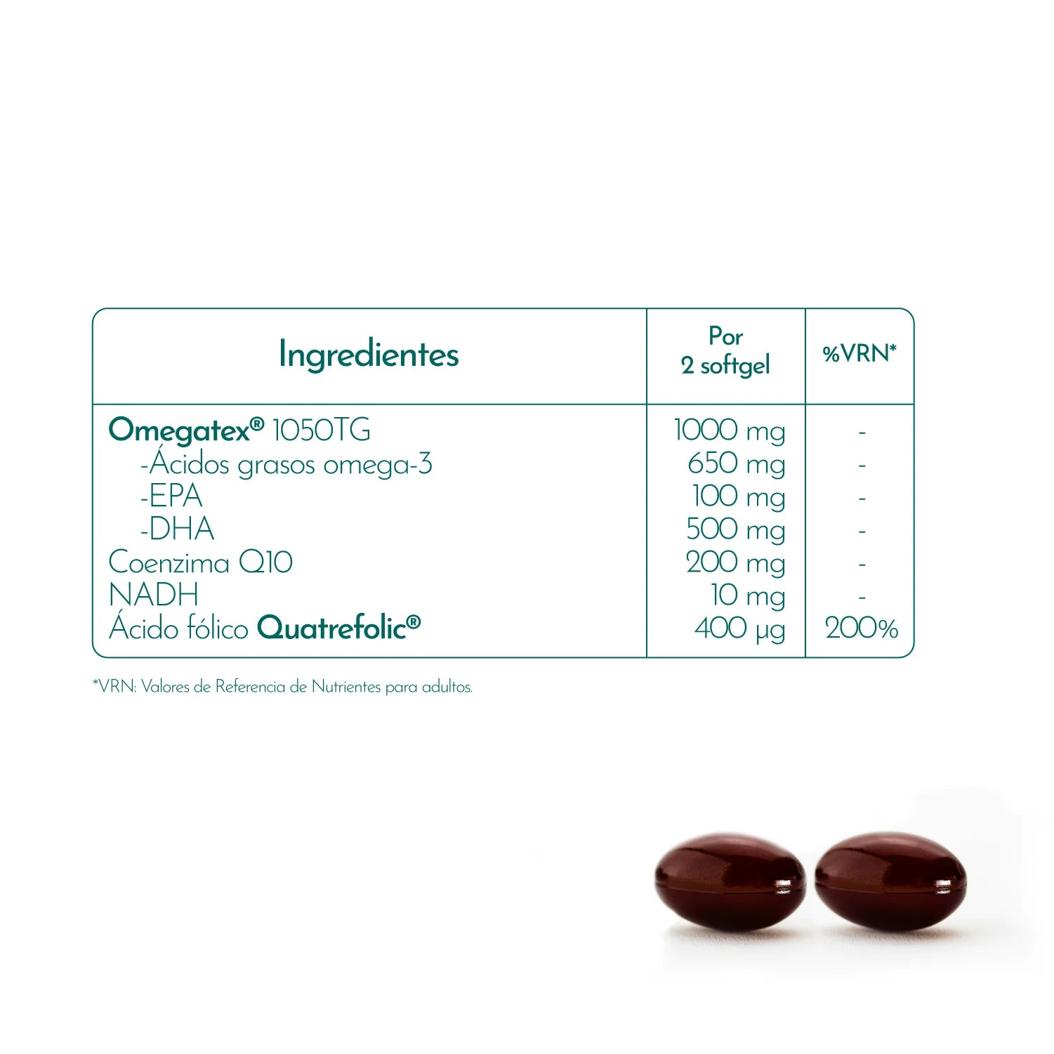 Luxmetique Focus Omega Formula 60 Cápsulas