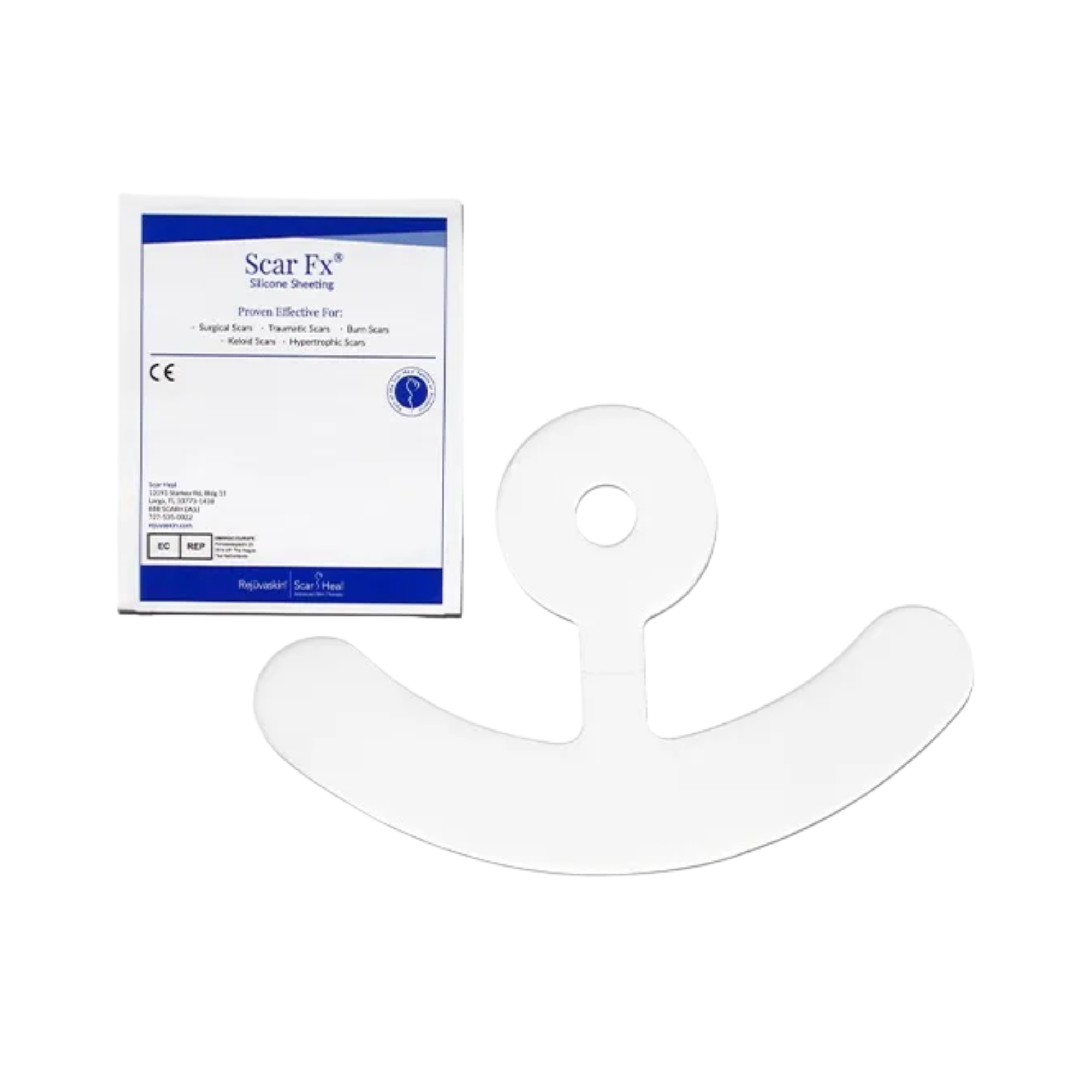 Rejuvaskin Scar Fx Lámina de silicona - 1 Ancla para el pecho - Aurea Derma Store  - [GTIN]