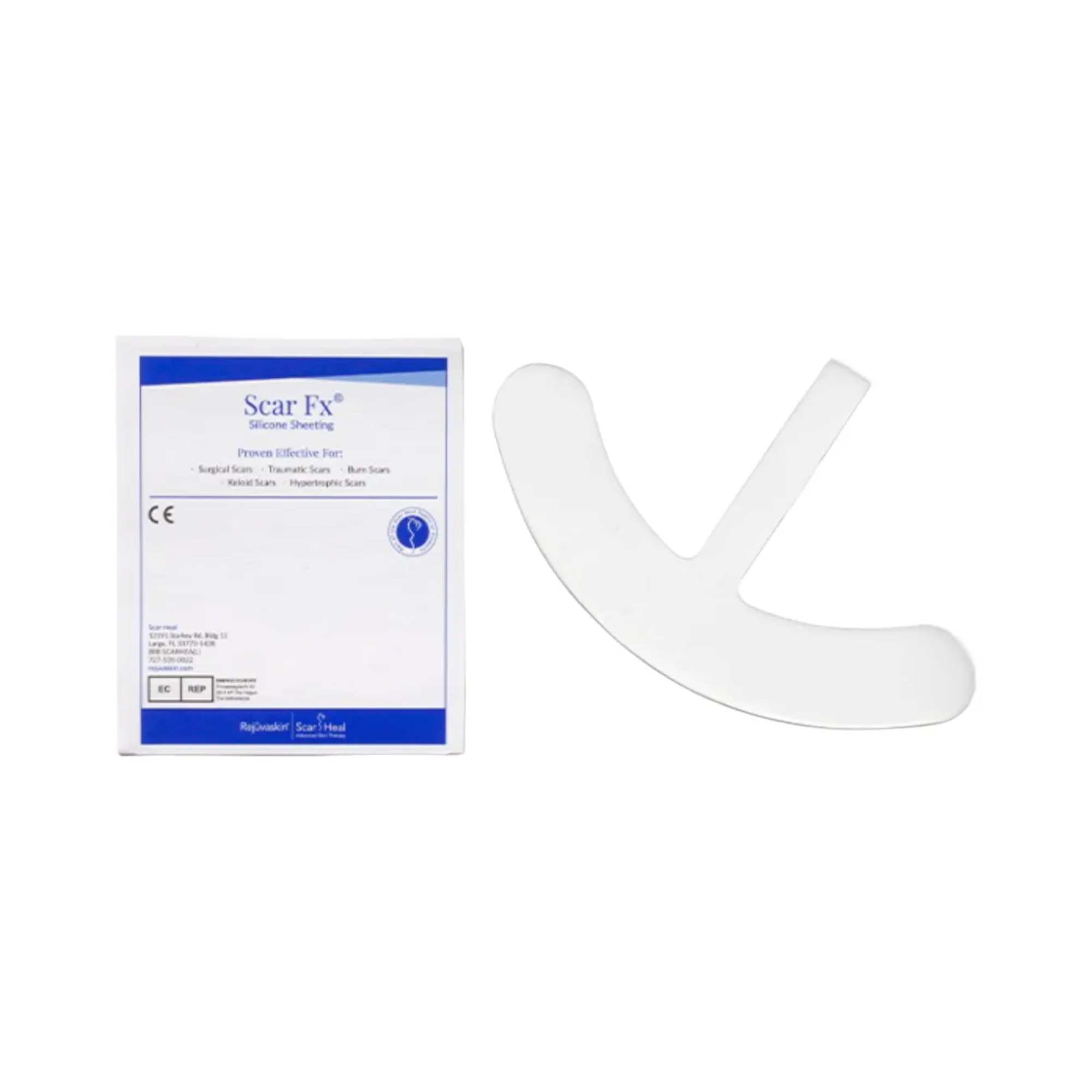 Rejuvaskin Scar Fx Lámina de silicona para pecho - 1 Breast Piece - Aurea Derma Store  - [GTIN]