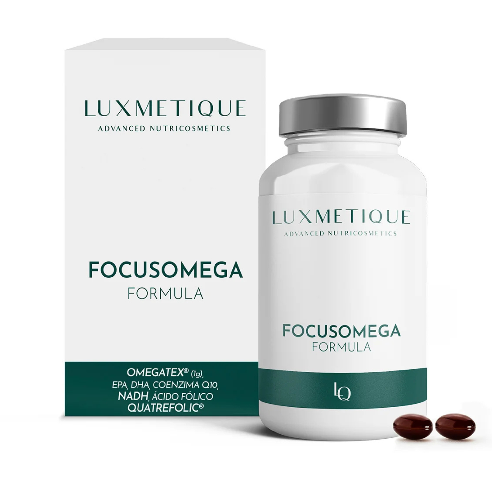 Luxmetique Focus Omega Formula 60 Cápsulas