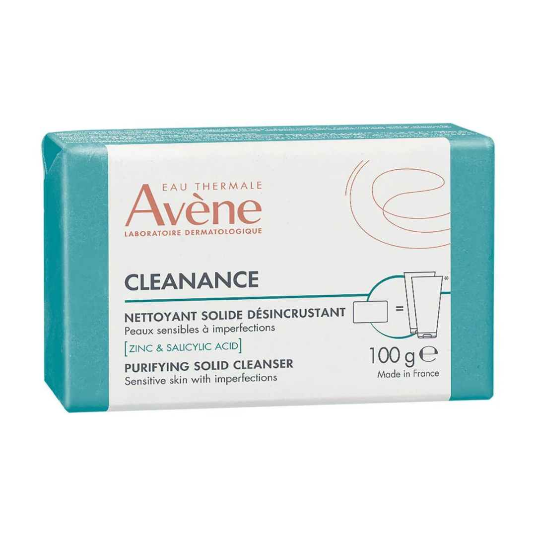 Avene Cleanance Barra Limpiadora Purificante Para Piel Grasa 100G - Aurea Derma Store 