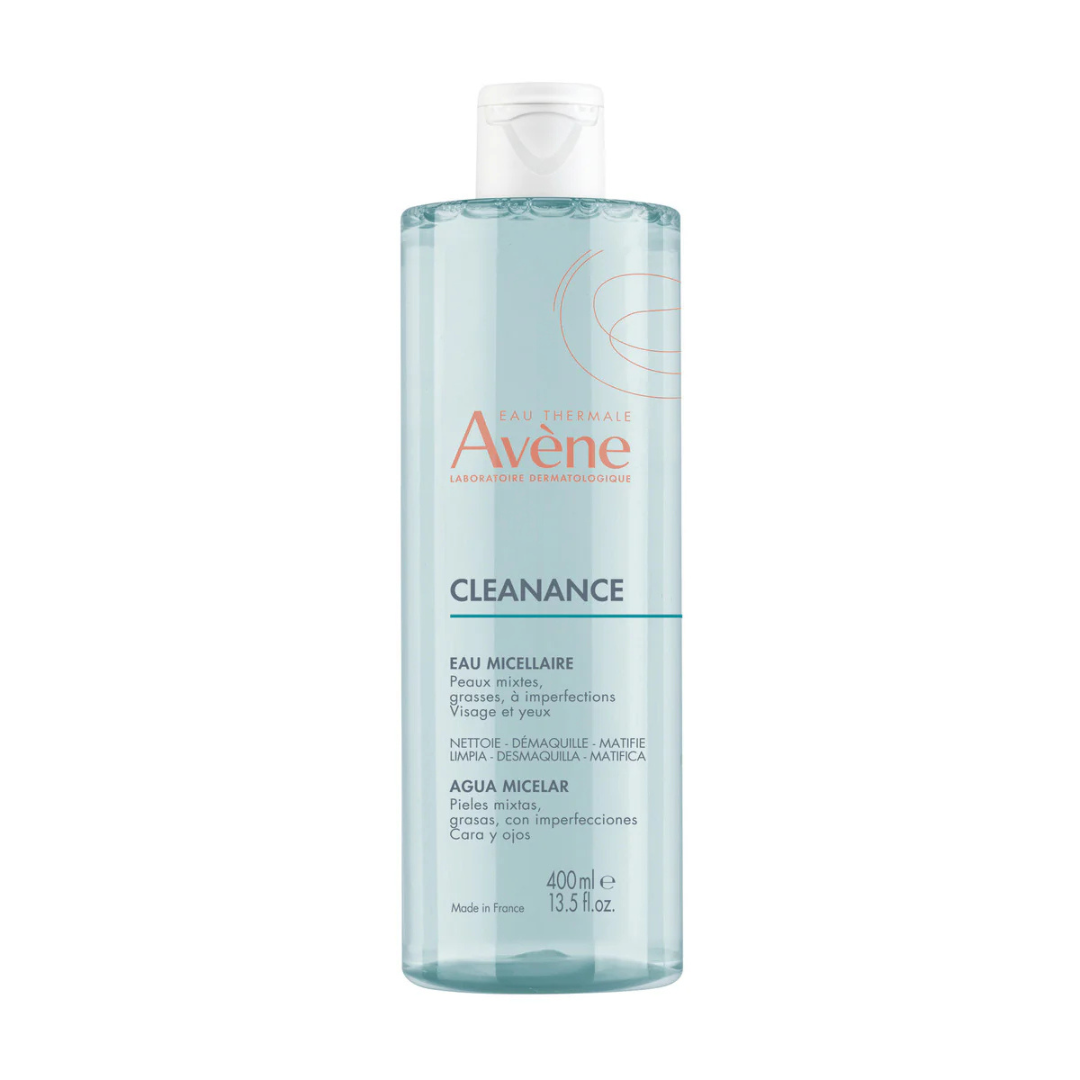 Avene Cleanance Loción Micelar Para Piel Grasa Reduce Sebo y Brillo 400Ml - Aurea Derma Store 