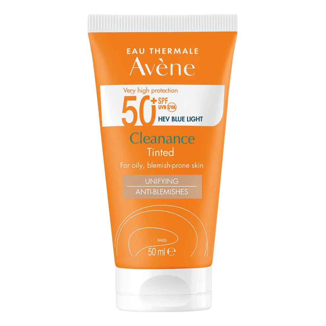 Avene Cleanance Solar FPS50+ con color 50 ml - Aurea Derma Store 