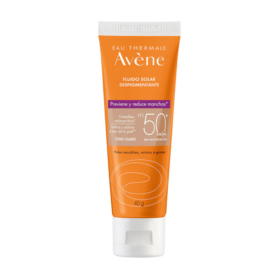 Avene Fluido Solar Despigmentante SPF50+ Tono Medio 40Ml - Aurea Derma Store 