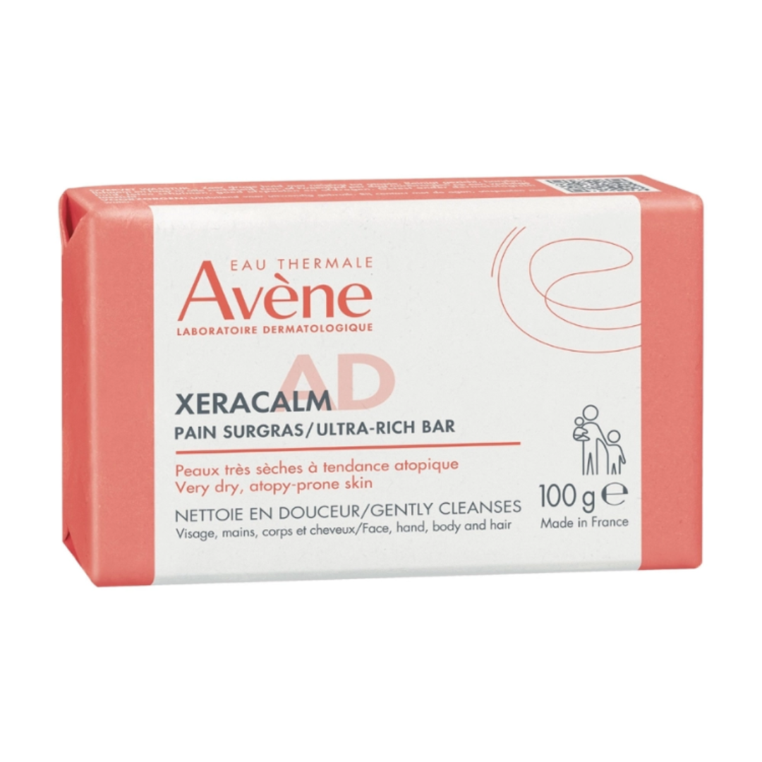 Avene XeraCalm A.D Barra Limpiadora Suave Relipidizante 100 g - Aurea Derma Store 