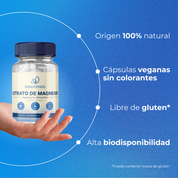 Beautimate Citrato De Magnesio 500mg 100 Cápsulas, Alta Absorción, Premium, Vegano Y Natural - 87f6f8-f3