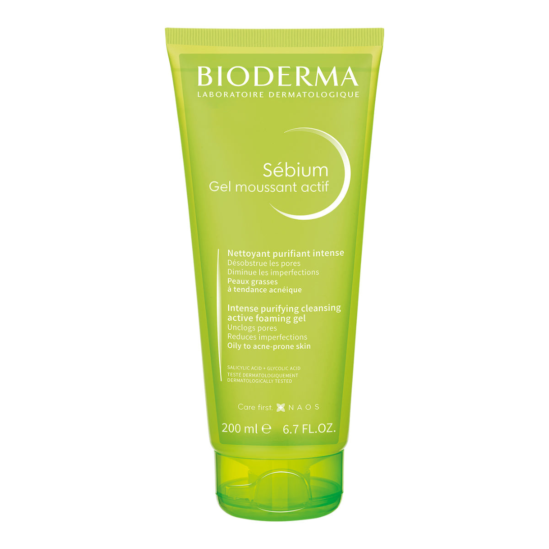 Bioderma Sébium Gel moussant Actif 200 ml - Aurea Derma Store 