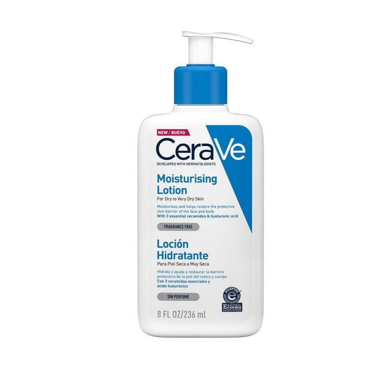 Cerave  Loción Hidratante Para Piel Seca 8Oz / 236Ml - Aurea Derma Store 