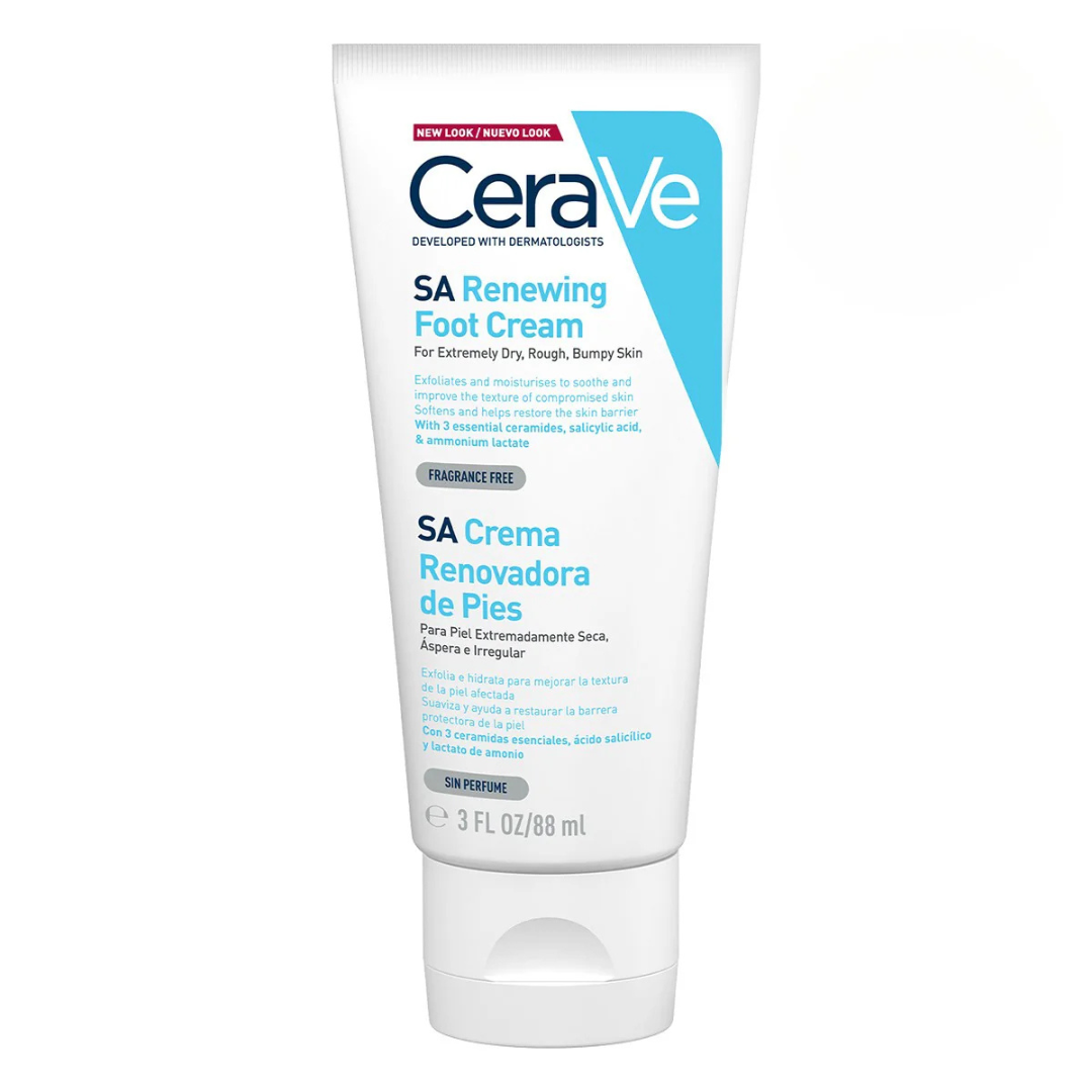 Cerave Sa Crema Renovadora De Pies 3Oz / 88Ml - Aurea Derma Store 
