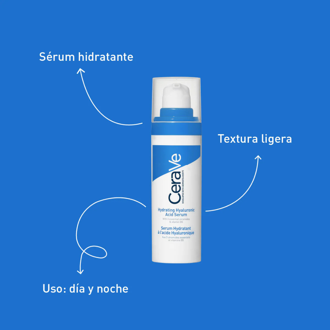Cerave Sérum Hidratante Con Ácido Hialurónico Sin Fragancia 30Ml - 87f6f8-f3