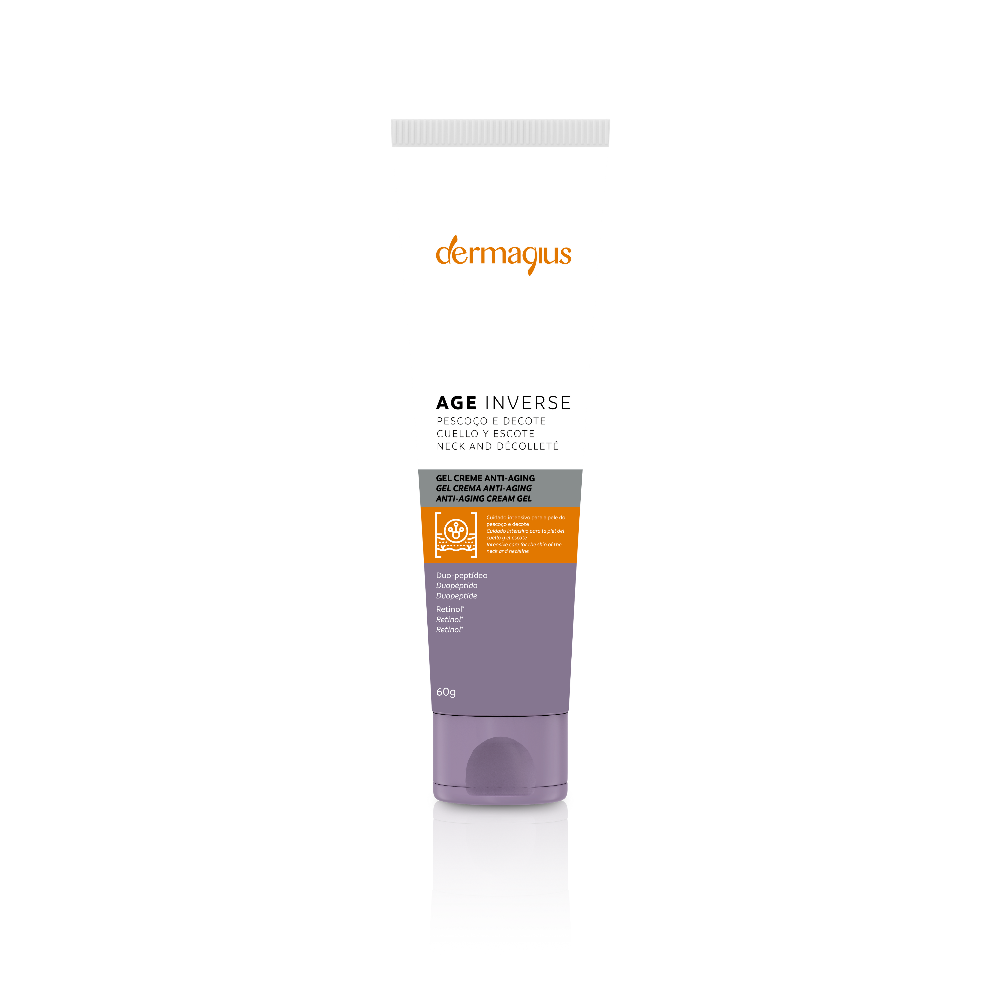 Dermagius Age Inverse Crema Gel Antiedad Reafirmante Cuello y Escote 60g - Aurea Derma Store 