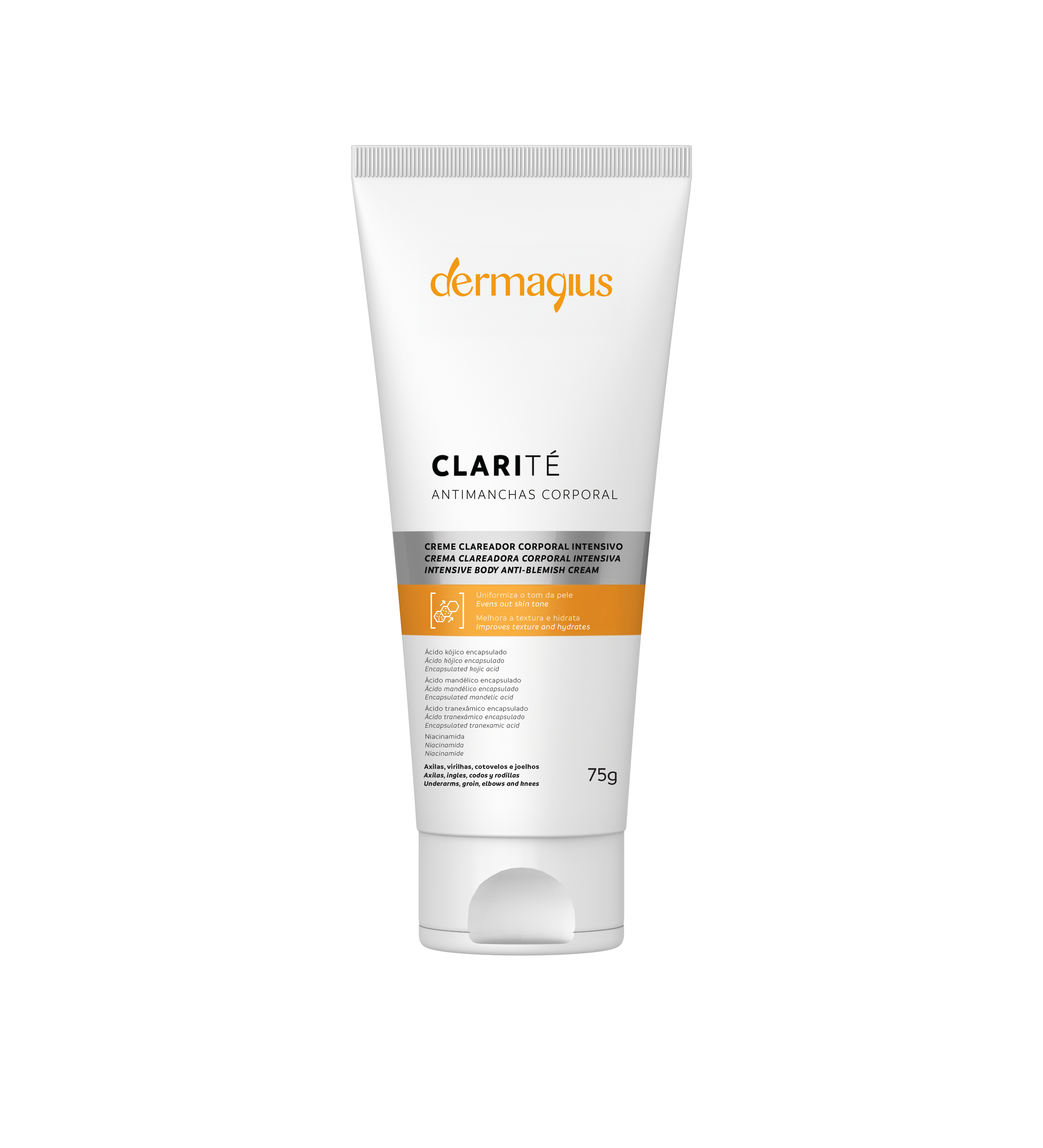 Dermagius Clarité Crema Despigmentante Corporal Axilas, Ingles, Codos y Rodillas 75g - Aurea Derma Store 