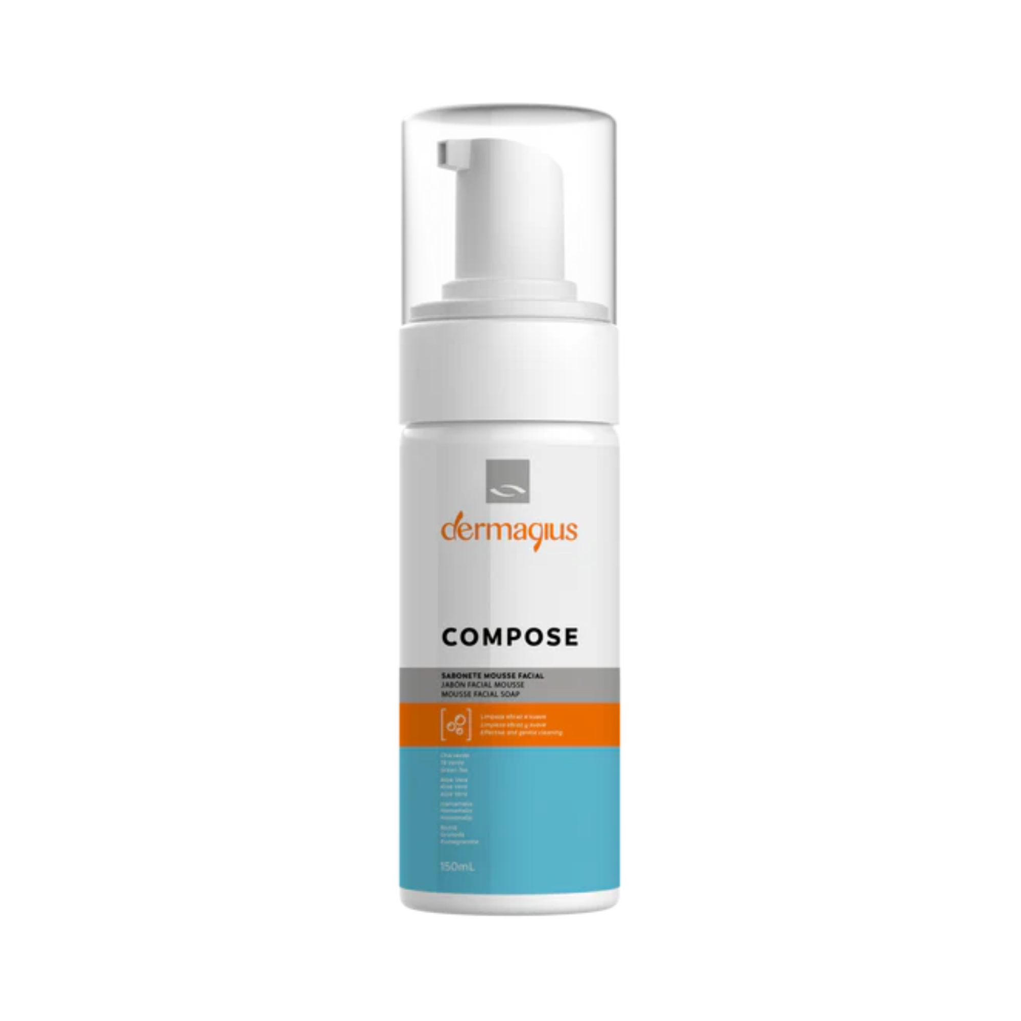Dermagius Compose Mousse Jabón Facial Hidratante 150 ml - 87f6f8-f3