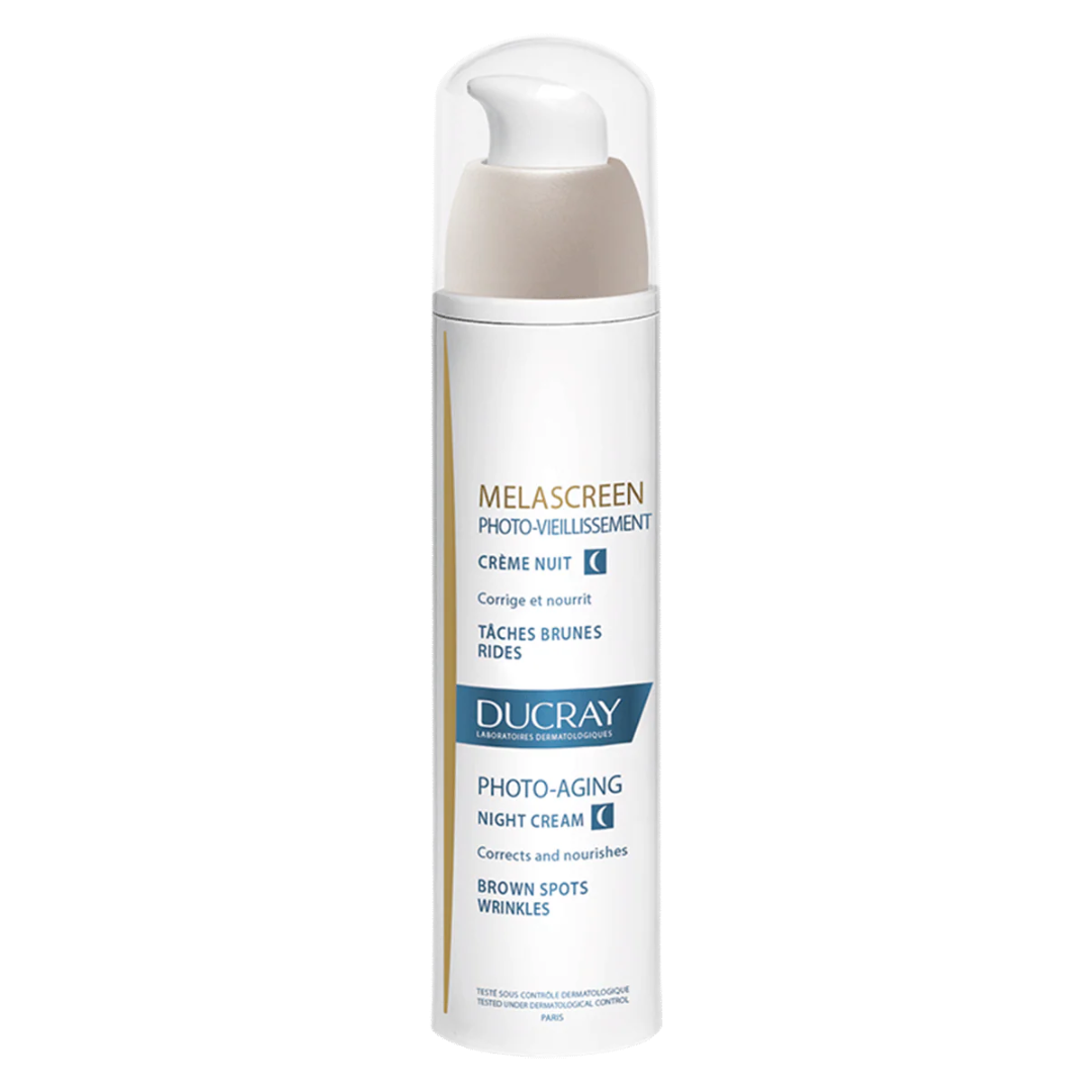 Ducray Melascreen Crema de noche antimanchas y Arrugas  50Ml - Aurea Derma Store 