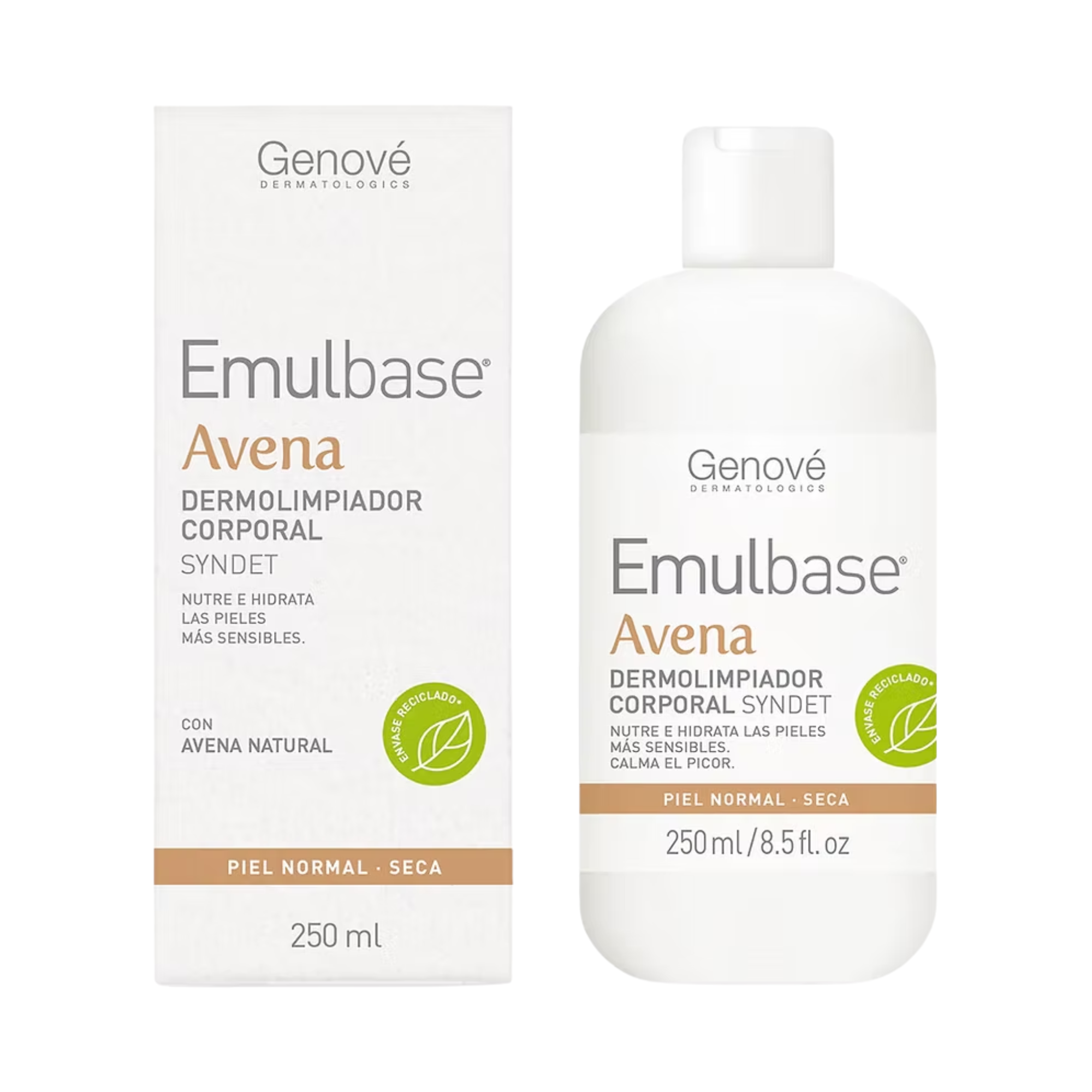 Genové Emulbase Avena Dermolimpiador Corporal 250 ml - 87f6f8-f3