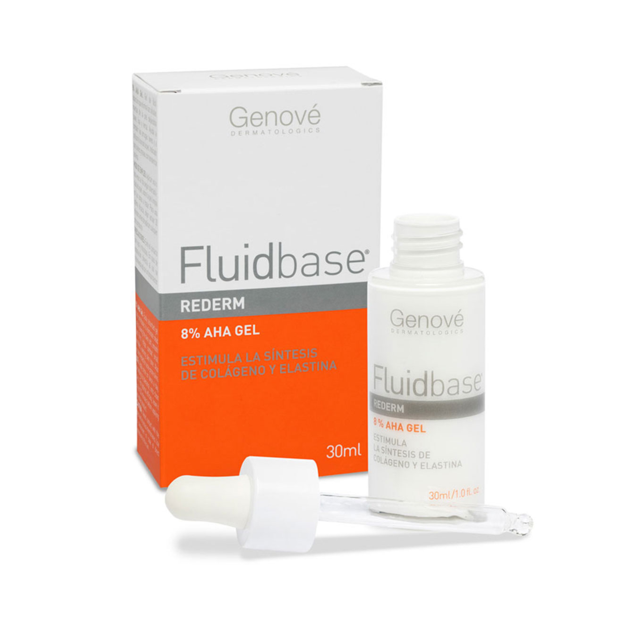 Genové Fluidbase Rederm Gel 8% AHA 30ml - 87f6f8-f3