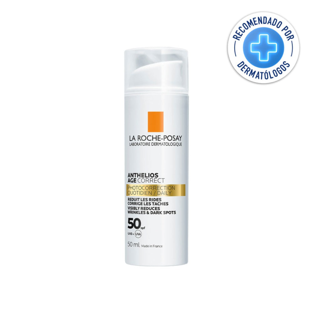 La Roche-Posay Anthelios Age Correct Protector Solar Antiedad FPS50+ 50ml. - Aurea Derma Store 