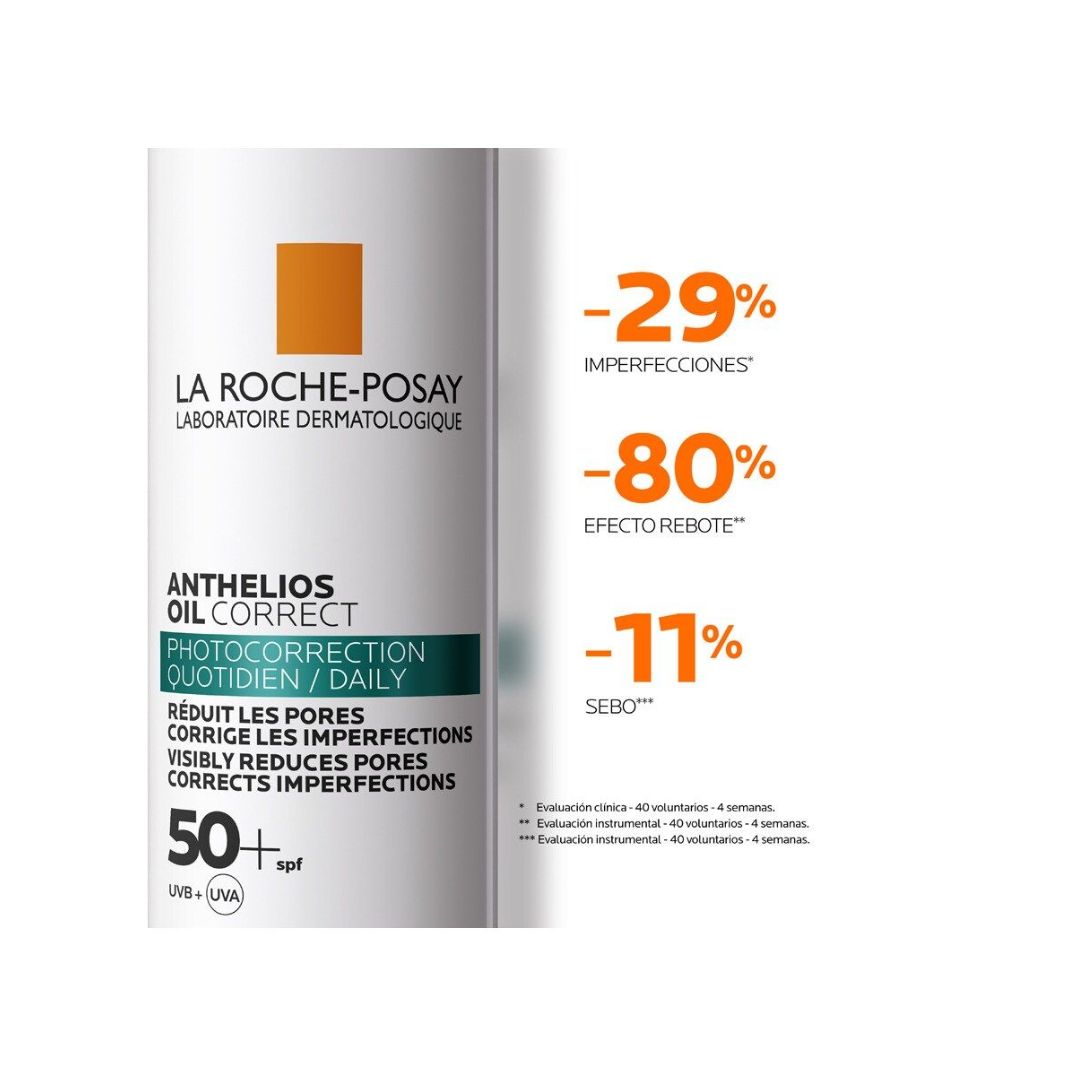 La Roche-Posay Anthelios Uvd Oil Correct T50ml 50+ - Aurea Derma Store 