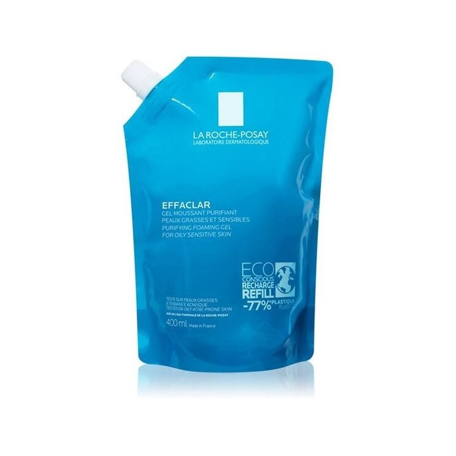 La Roche-Posay Effaclar Gel Purificante +M Refill 400ml - Aurea Derma Store 