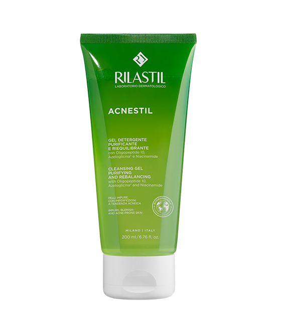 Rilastil Acnestil Cleansing Gel Purifying and Rebalancing 200ml - Aurea Derma Store 