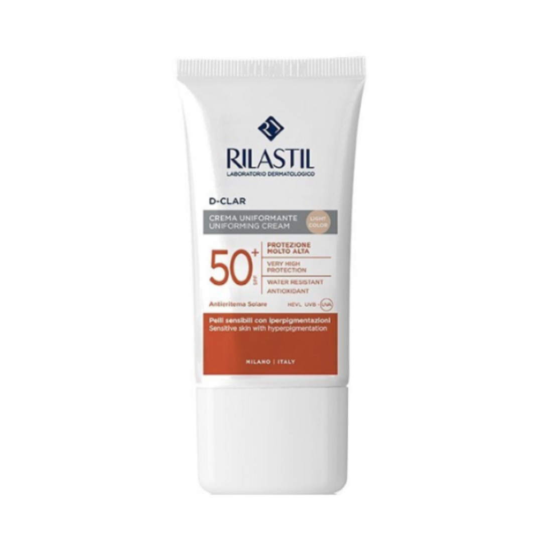 Rilastil D-Clar Uniforming Cream SPF 50+ Light Protector Solar Antimanchas con Color - 40ml - 87f6f8-f3