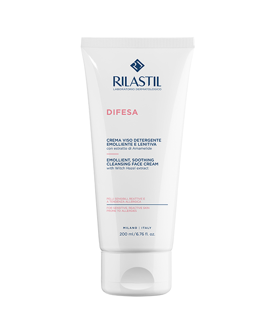 Rilastil Difesa Emollient Crema Limpiadora 200ml - Limpieza Piel Sensible y Reactiva - 87f6f8-f3