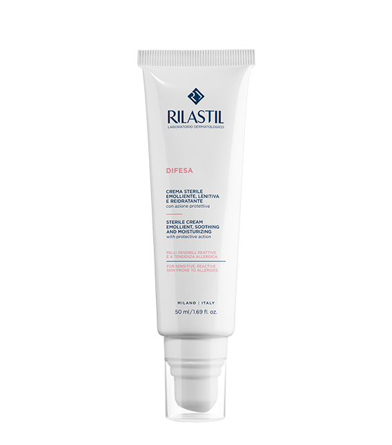 Rilastil Difesa Sterile Cream 50ml - Crema Facial para Piel Hipersensible y Reactiva - 87f6f8-f3