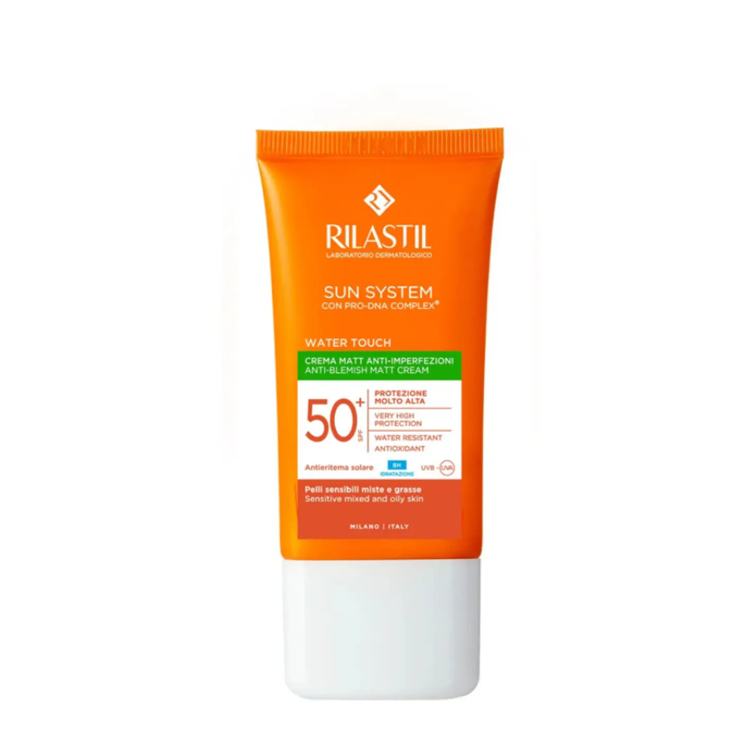 Rilastil Sun System Water Touch Anti-Blemish – Protector Solar Facial Mate SPF 50+ 50ml - 87f6f8-f3