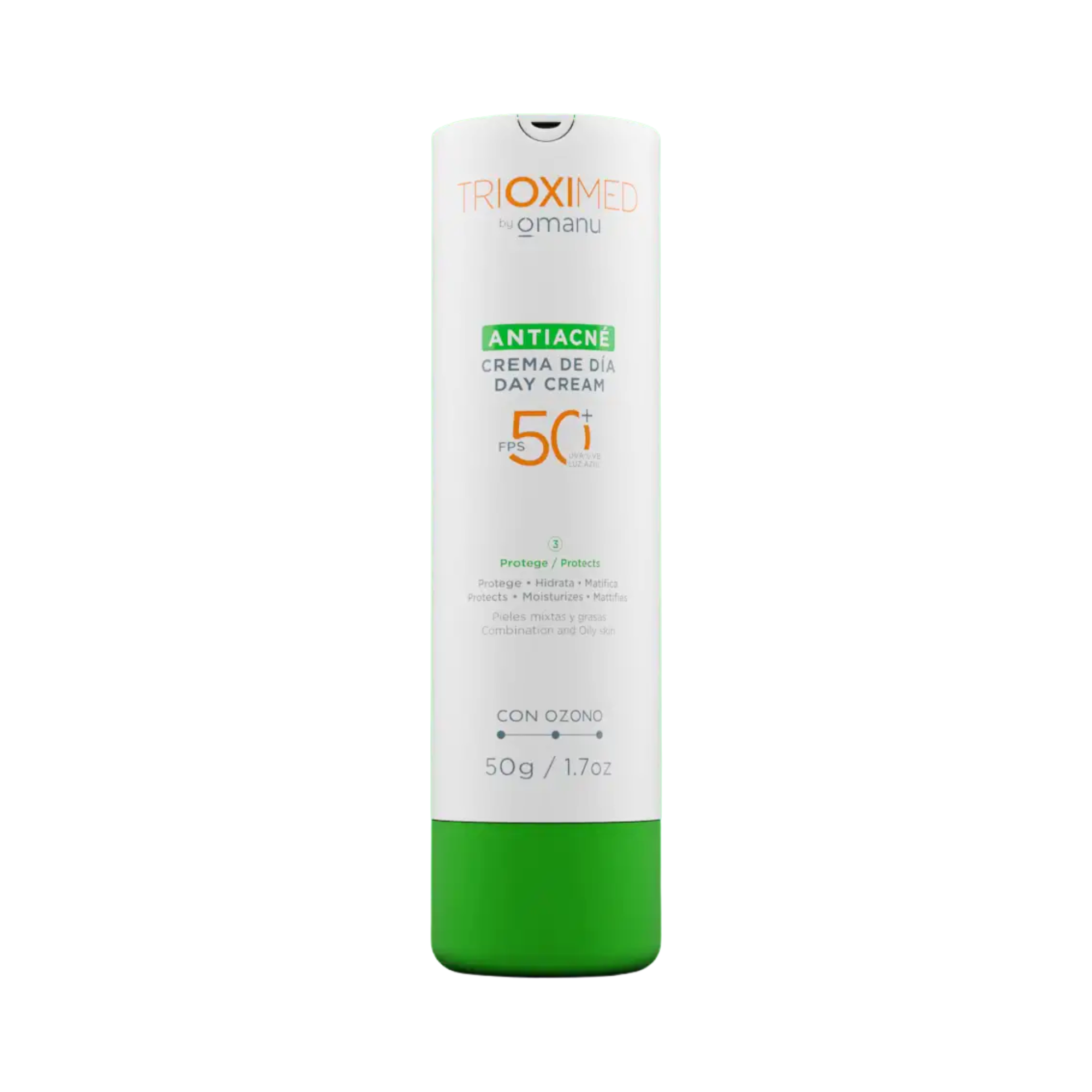 Trioximed Antiacné Crema De Día FPS 50+ 50 g - 87f6f8-f3